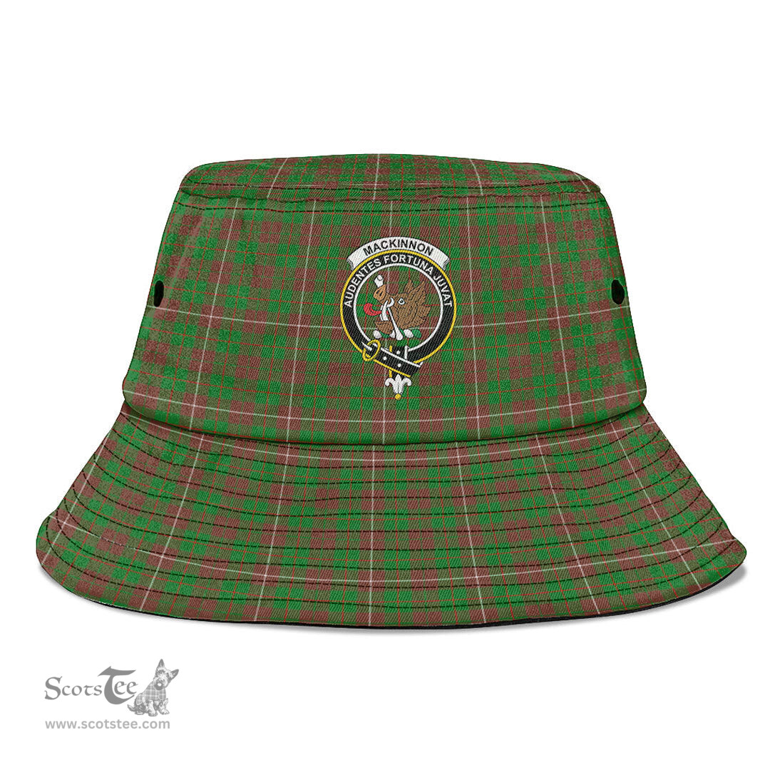 Scottish MacKinnon Hunting Modern Plaid Tartan Crest Bucket Hat - Tartan Plaid Brim Hat Scottish Plaid Tartan Plaid - ScotsTee - scotstee.com