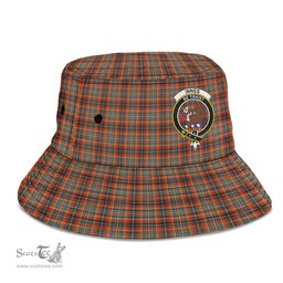 Scottish Innes Ancient Plaid Tartan Crest Bucket Hat - Tartan Plaid Brim Hat Scottish Plaid Tartan Plaid - ScotsTee - scotstee.com