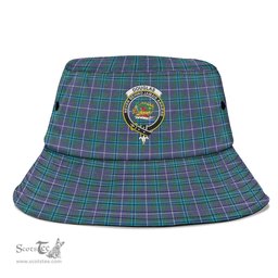 Scottish Douglas Modern Plaid Tartan Crest Bucket Hat - Tartan Plaid Brim Hat Scottish Plaid Tartan Plaid - ScotsTee - scotstee.com