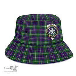 Scottish Inglis Modern Plaid Tartan Crest Bucket Hat - Tartan Plaid Brim Hat Scottish Plaid Tartan Plaid - ScotsTee - scotstee.com