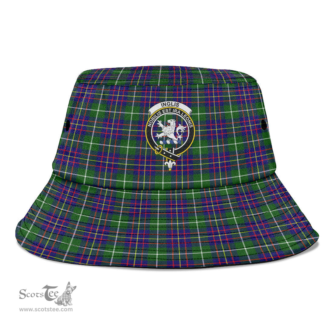 Scottish Inglis Modern Plaid Tartan Crest Bucket Hat - Tartan Plaid Brim Hat Scottish Plaid Tartan Plaid - ScotsTee - scotstee.com