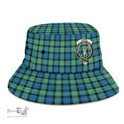 Scottish Gunn Ancient Plaid Tartan Crest Bucket Hat - Tartan Plaid Brim Hat Scottish Plaid Tartan Plaid - ScotsTee - scotstee.com