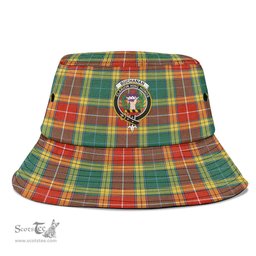 Scottish Buchanan Old Sett Plaid Tartan Crest Bucket Hat - Tartan Plaid Brim Hat Scottish Plaid Tartan Plaid - ScotsTee - scotstee.com