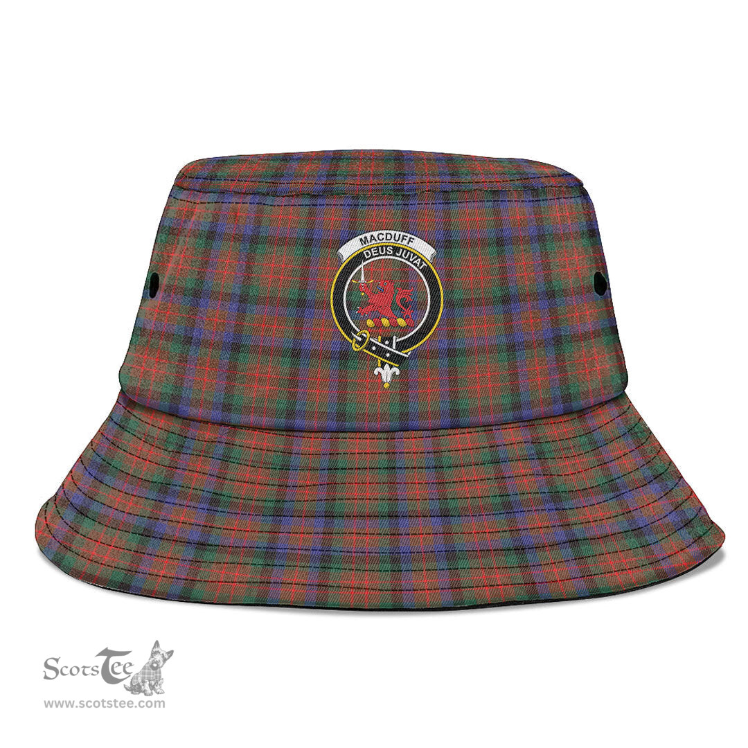 Scottish MacDuff Hunting Modern Plaid Tartan Crest Bucket Hat - Tartan Plaid Brim Hat Scottish Plaid Tartan Plaid - ScotsTee - scotstee.com