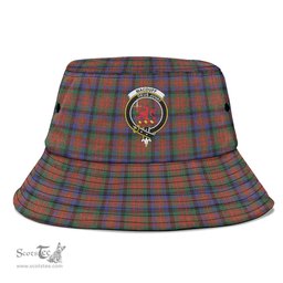 Scottish MacDuff Hunting Modern Plaid Tartan Crest Bucket Hat - Tartan Plaid Brim Hat Scottish Plaid Tartan Plaid - ScotsTee - scotstee.com