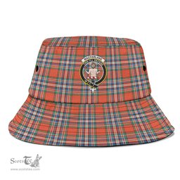 Scottish MacFarlane Ancient Plaid Tartan Crest Bucket Hat - Tartan Plaid Brim Hat Scottish Plaid Tartan Plaid - ScotsTee - scotstee.com