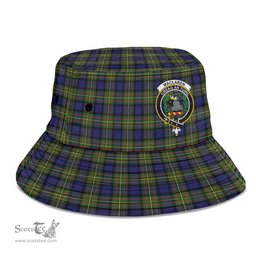 Scottish MacLaren Modern Plaid Tartan Crest Bucket Hat - Tartan Plaid Brim Hat Scottish Plaid Tartan Plaid - ScotsTee - scotstee.com