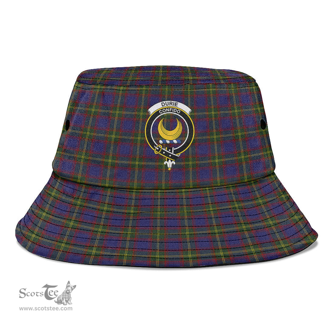 Scottish Durie Plaid Tartan Crest Bucket Hat - Tartan Plaid Brim Hat Scottish Plaid Tartan Plaid - ScotsTee - scotstee.com