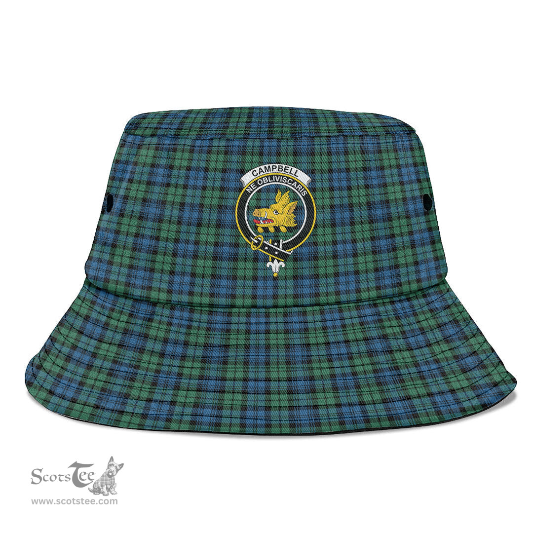 Scottish Campbell Ancient 02 Plaid Tartan Crest Bucket Hat - Tartan Plaid Brim Hat Scottish Plaid Tartan Plaid - ScotsTee - scotstee.com