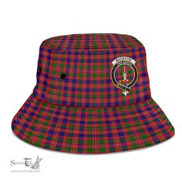 Scottish MacIntyre Modern Plaid Tartan Crest Bucket Hat - Tartan Plaid Brim Hat Scottish Plaid Tartan Plaid - ScotsTee - scotstee.com
