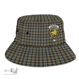 Scottish Campbell Argyll Weathered Plaid Tartan Crest Bucket Hat - Tartan Plaid Brim Hat Scottish Plaid Tartan Plaid - ScotsTee - scotstee.com