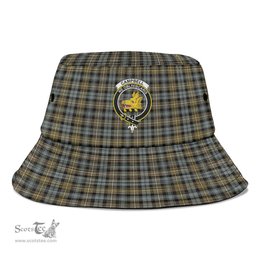Scottish Campbell Argyll Weathered Plaid Tartan Crest Bucket Hat - Tartan Plaid Brim Hat Scottish Plaid Tartan Plaid - ScotsTee - scotstee.com