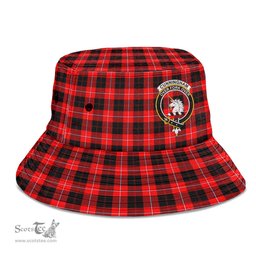 Scottish Cunningham Modern Plaid Tartan Crest Bucket Hat - Tartan Plaid Brim Hat Scottish Plaid Tartan Plaid - ScotsTee - scotstee.com
