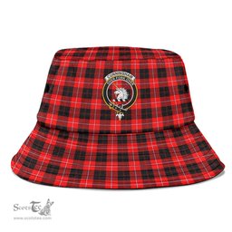 Scottish Cunningham Modern Plaid Tartan Crest Bucket Hat - Tartan Plaid Brim Hat Scottish Plaid Tartan Plaid - ScotsTee - scotstee.com