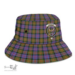 Scottish Carnegie Ancient Plaid Tartan Crest Bucket Hat - Tartan Plaid Brim Hat Scottish Plaid Tartan Plaid - ScotsTee - scotstee.com