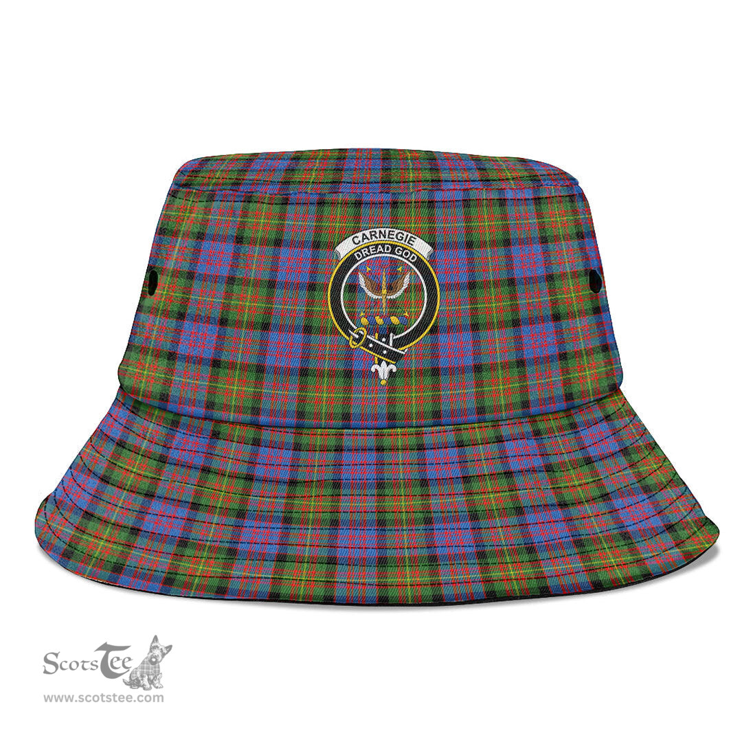 Scottish Carnegie Ancient Plaid Tartan Crest Bucket Hat - Tartan Plaid Brim Hat Scottish Plaid Tartan Plaid - ScotsTee - scotstee.com