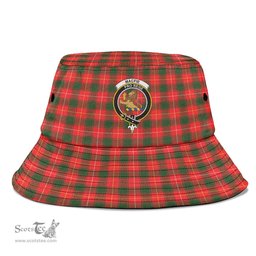 Scottish MacFie Plaid Tartan Crest Bucket Hat - Tartan Plaid Brim Hat Scottish Plaid Tartan Plaid - ScotsTee - scotstee.com