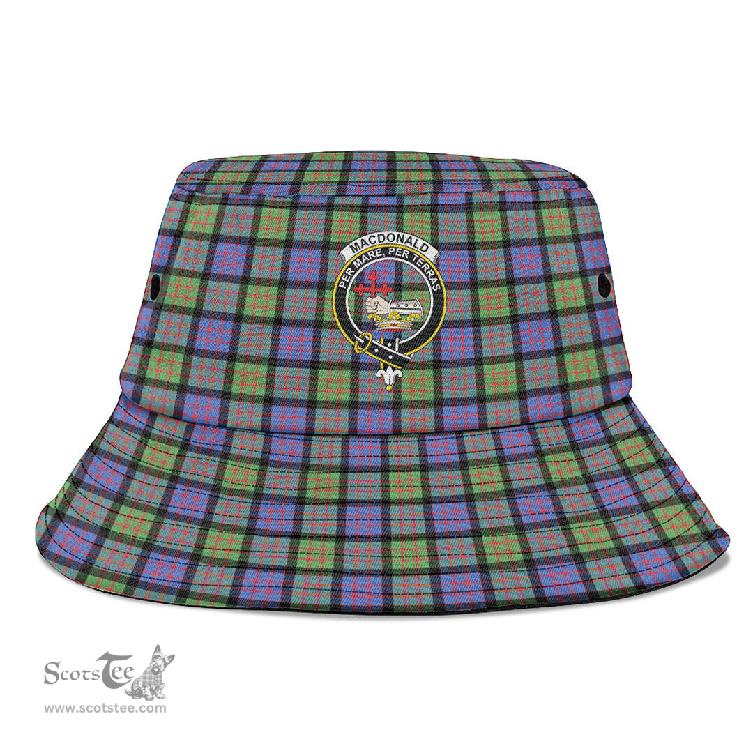 Scottish MacDonald Ancient Plaid Tartan Crest Bucket Hat - Tartan Plaid Brim Hat Scottish Plaid Tartan Plaid - ScotsTee - scotstee.com