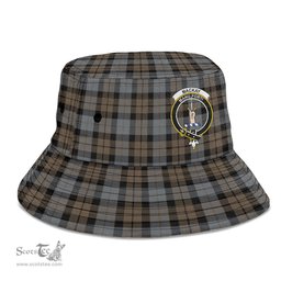 Scottish MacKay Weathered Plaid Tartan Crest Bucket Hat - Tartan Plaid Brim Hat Scottish Plaid Tartan Plaid - ScotsTee - scotstee.com