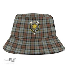 Scottish MacLeod of Harris Weathered Plaid Tartan Crest Bucket Hat - Tartan Plaid Brim Hat Scottish Plaid Tartan Plaid - ScotsTee - scotstee.com