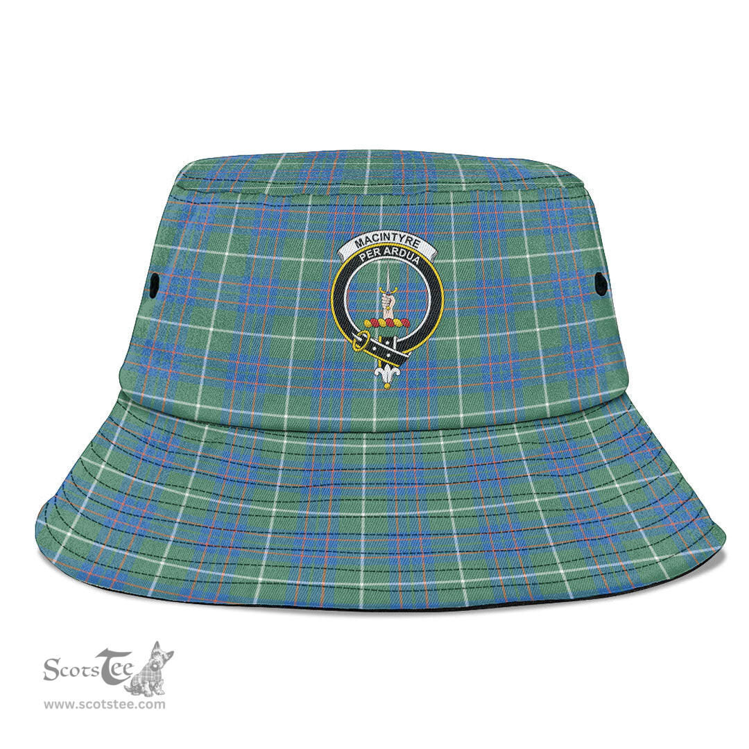 Scottish MacIntyre Hunting Ancient Plaid Tartan Crest Bucket Hat - Tartan Plaid Brim Hat Scottish Plaid Tartan Plaid - ScotsTee - scotstee.com