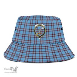 Scottish Elliot Ancient Plaid Tartan Crest Bucket Hat - Tartan Plaid Brim Hat Scottish Plaid Tartan Plaid - ScotsTee - scotstee.com