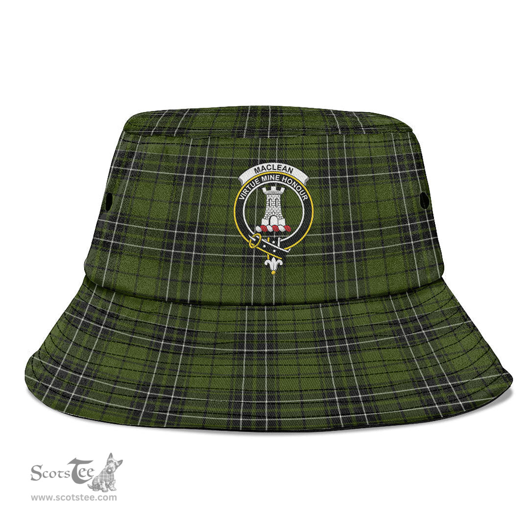 Scottish MacLean Hunting Plaid Tartan Crest Bucket Hat - Tartan Plaid Brim Hat Scottish Plaid Tartan Plaid - ScotsTee - scotstee.com