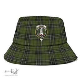 Scottish MacLean Hunting Plaid Tartan Crest Bucket Hat - Tartan Plaid Brim Hat Scottish Plaid Tartan Plaid - ScotsTee - scotstee.com