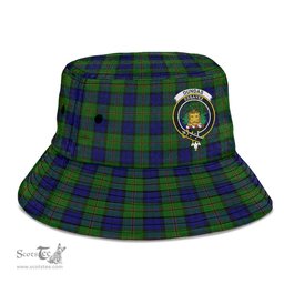 Scottish Dundas Modern Plaid Tartan Crest Bucket Hat - Tartan Plaid Brim Hat Scottish Plaid Tartan Plaid - ScotsTee - scotstee.com