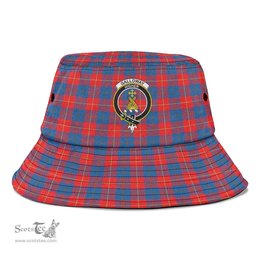 Scottish Galloway Red Plaid Tartan Crest Bucket Hat - Tartan Plaid Brim Hat Scottish Plaid Tartan Plaid - ScotsTee - scotstee.com