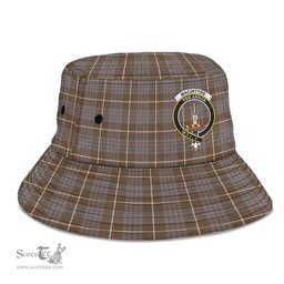Scottish MacIntyre Hunting Weathered Plaid Tartan Crest Bucket Hat - Tartan Plaid Brim Hat Scottish Plaid Tartan Plaid - ScotsTee - scotstee.com