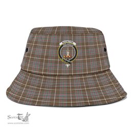 Scottish MacIntyre Hunting Weathered Plaid Tartan Crest Bucket Hat - Tartan Plaid Brim Hat Scottish Plaid Tartan Plaid - ScotsTee - scotstee.com