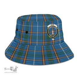Scottish Bain Plaid Tartan Crest Bucket Hat - Tartan Plaid Brim Hat Scottish Plaid Tartan Plaid - ScotsTee - scotstee.com