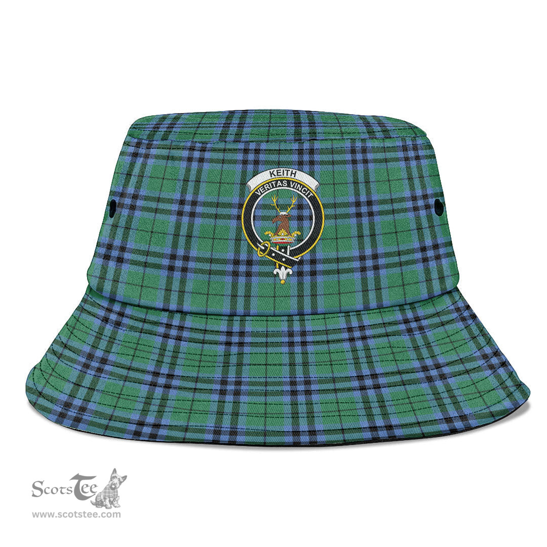 Scottish Keith Ancient Plaid Tartan Crest Bucket Hat - Tartan Plaid Brim Hat Scottish Plaid Tartan Plaid - ScotsTee - scotstee.com