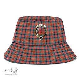 Scottish MacDuff Ancient Plaid Tartan Crest Bucket Hat - Tartan Plaid Brim Hat Scottish Plaid Tartan Plaid - ScotsTee - scotstee.com