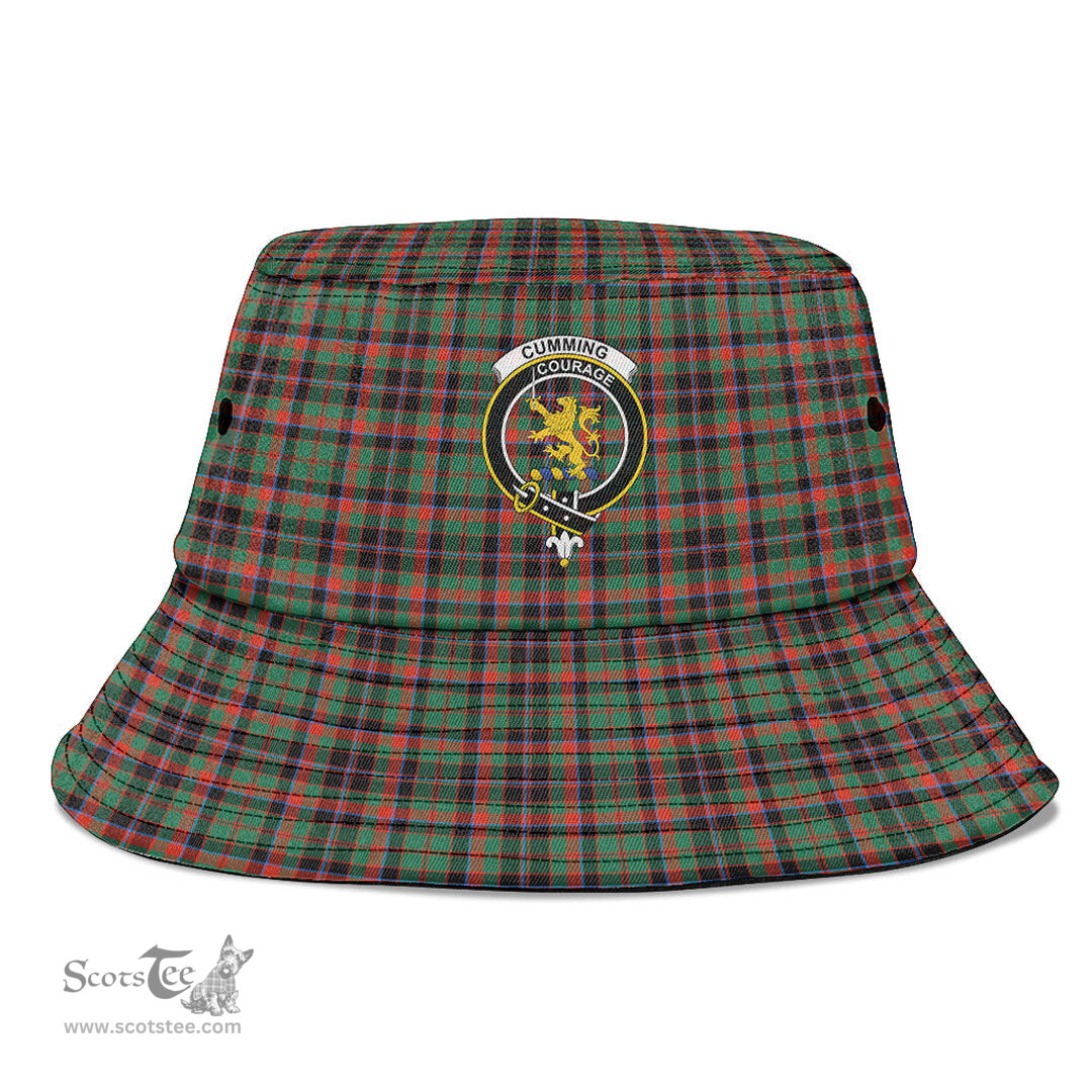 Scottish Cumming Hunting Ancient Plaid Tartan Crest Bucket Hat - Tartan Plaid Brim Hat Scottish Plaid Tartan Plaid - ScotsTee - scotstee.com