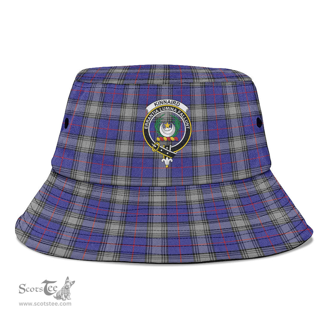 Scottish Kinnaird Plaid Tartan Crest Bucket Hat - Tartan Plaid Brim Hat Scottish Plaid Tartan Plaid - ScotsTee - scotstee.com