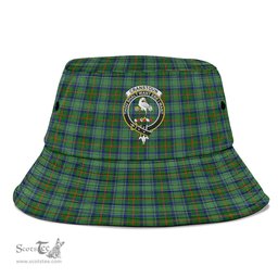 Scottish Cranstoun Plaid Tartan Crest Bucket Hat - Tartan Plaid Brim Hat Scottish Plaid Tartan Plaid - ScotsTee - scotstee.com