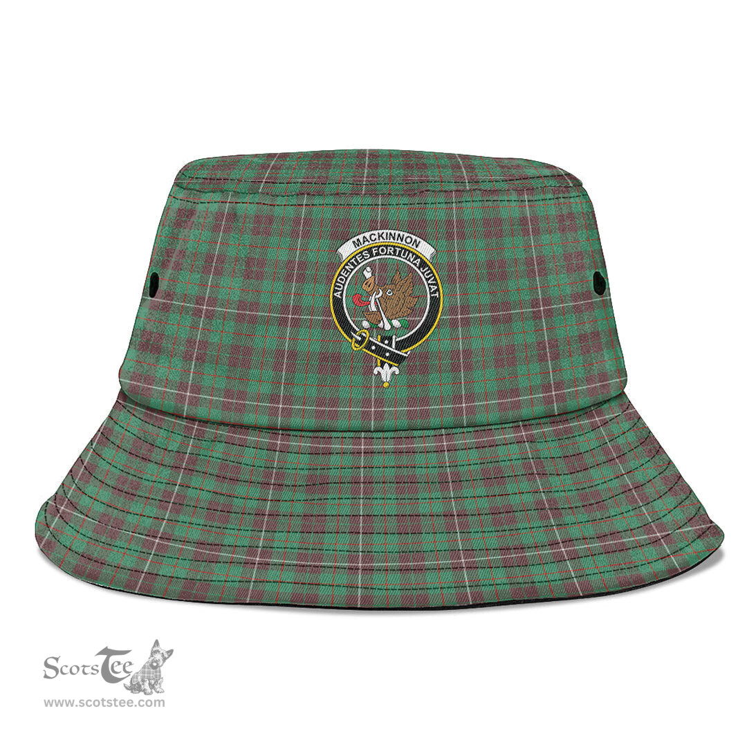 Scottish MacKinnon Hunting Ancient Plaid Tartan Crest Bucket Hat - Tartan Plaid Brim Hat Scottish Plaid Tartan Plaid - ScotsTee - scotstee.com