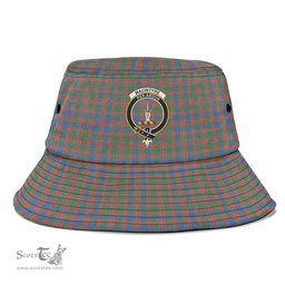 Scottish MacIntyre Ancient Plaid Tartan Crest Bucket Hat - Tartan Plaid Brim Hat Scottish Plaid Tartan Plaid - ScotsTee - scotstee.com