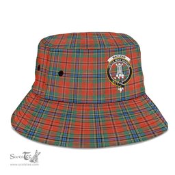 Scottish MacLean of Duart Ancient Plaid Tartan Crest Bucket Hat - Tartan Plaid Brim Hat Scottish Plaid Tartan Plaid - ScotsTee - scotstee.com