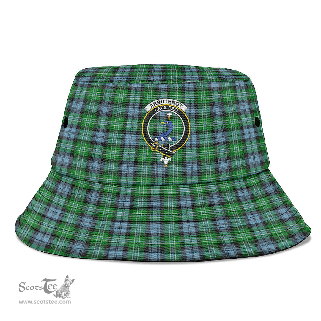 Scottish Arbuthnot Ancient Plaid Tartan Crest Bucket Hat - Tartan Plaid Brim Hat Scottish Plaid Tartan Plaid - ScotsTee - scotstee.com