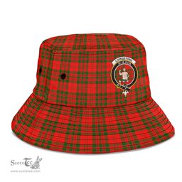 Scottish Livingstone Modern Plaid Tartan Crest Bucket Hat - Tartan Plaid Brim Hat Scottish Plaid Tartan Plaid - ScotsTee - scotstee.com