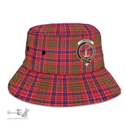 Scottish Lumsden Modern Plaid Tartan Crest Bucket Hat - Tartan Plaid Brim Hat Scottish Plaid Tartan Plaid - ScotsTee - scotstee.com