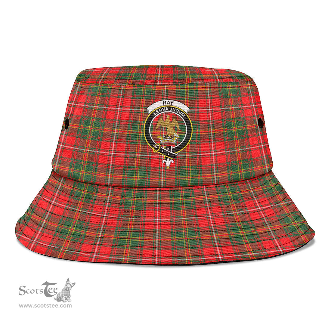 Scottish Hay Modern Plaid Tartan Crest Bucket Hat - Tartan Plaid Brim Hat Scottish Plaid Tartan Plaid - ScotsTee - scotstee.com