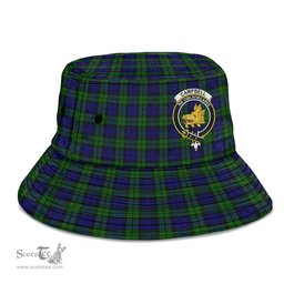 Scottish Campbell Modern Plaid Tartan Crest Bucket Hat - Tartan Plaid Brim Hat Scottish Plaid Tartan Plaid - ScotsTee - scotstee.com