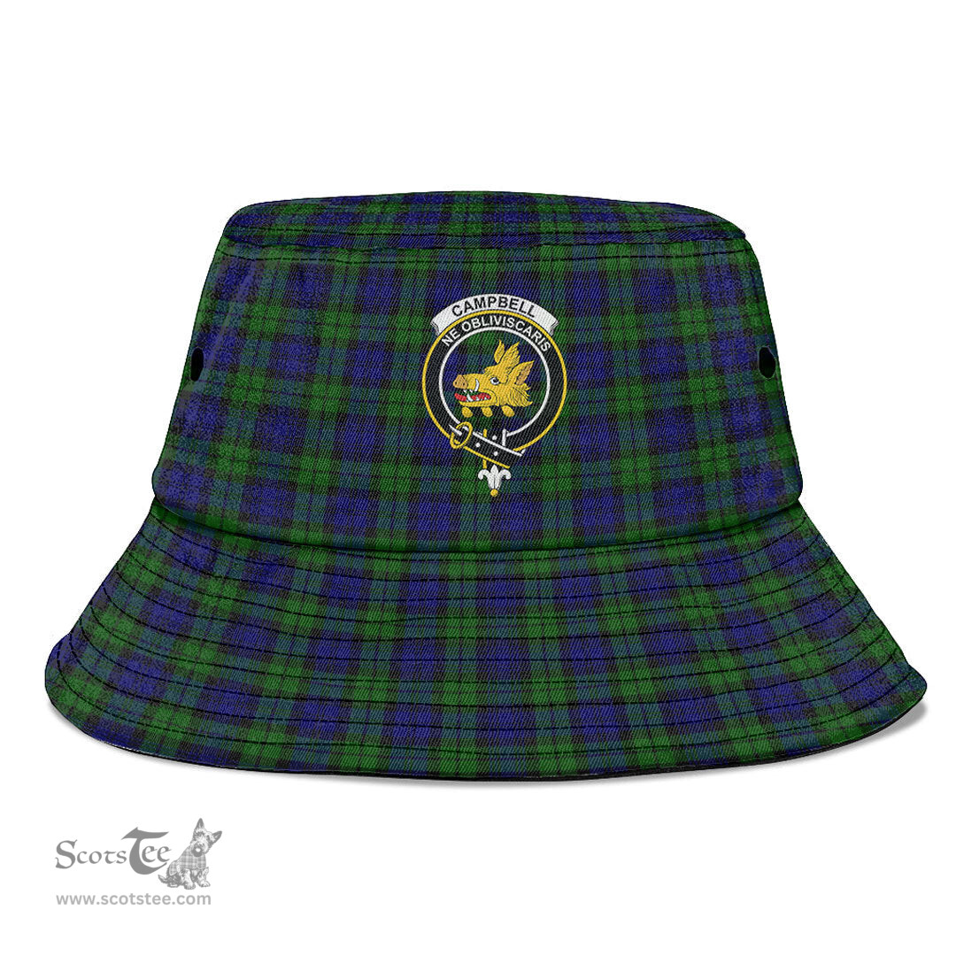 Scottish Campbell Modern Plaid Tartan Crest Bucket Hat - Tartan Plaid Brim Hat Scottish Plaid Tartan Plaid - ScotsTee - scotstee.com