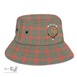 Scottish MacKintosh Ancient Plaid Tartan Crest Bucket Hat - Tartan Plaid Brim Hat Scottish Plaid Tartan Plaid - ScotsTee - scotstee.com