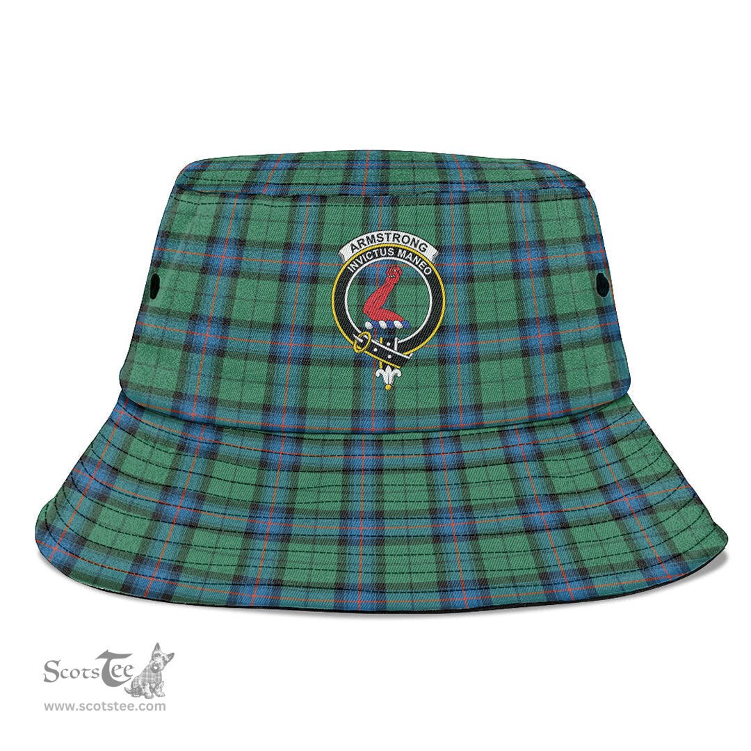 Scottish Armstrong Ancient Plaid Tartan Crest Bucket Hat - Tartan Plaid Brim Hat Scottish Plaid Tartan Plaid - ScotsTee - scotstee.com