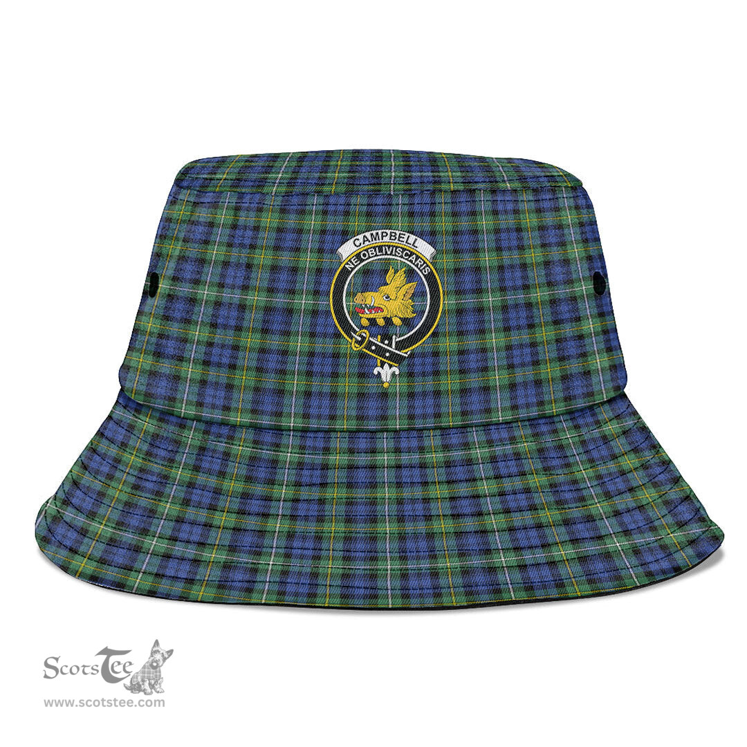 Scottish Campbell Argyll Ancient Plaid Tartan Crest Bucket Hat - Tartan Plaid Brim Hat Scottish Plaid Tartan Plaid - ScotsTee - scotstee.com